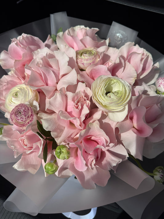 Roses and Ranunculus Bouquet
