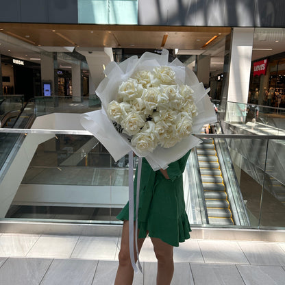 Signature White Roses