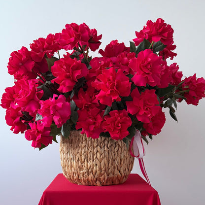 Panier de nos Roses Signature Hot Pink