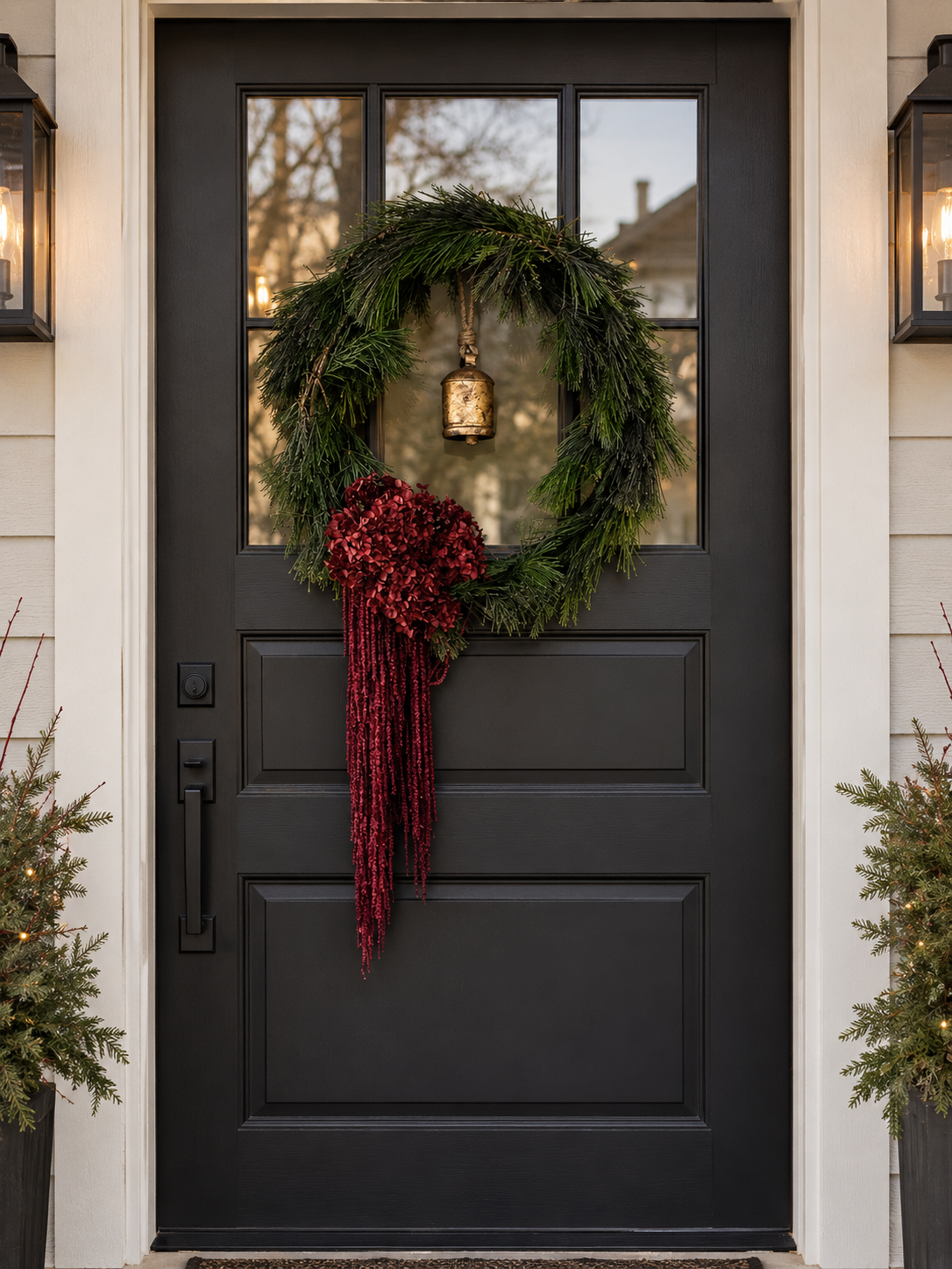 The Crimson Bell Wreath