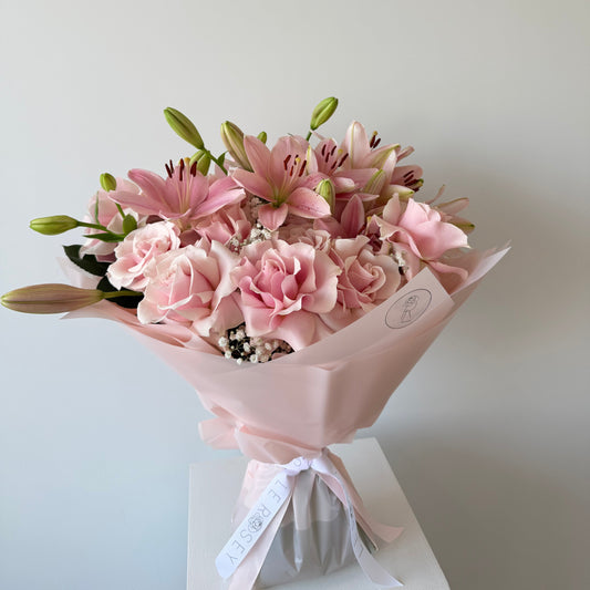 Lilies & Signature Roses Bouquet